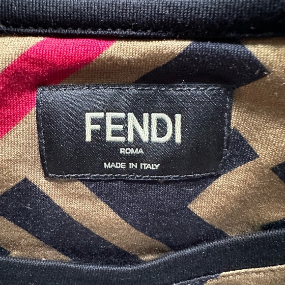 Fendi FF monogram printed t-shirt women XXS - Picture 4 of 9